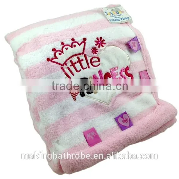 Personalised Baby fleece animal Blankets - Butterfly and bear