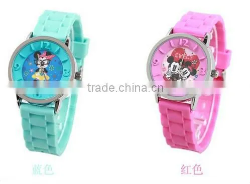 Hot sale 2013 silicone quartz watches japan movt