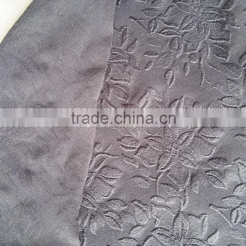Nylon spandex floral jacquard knit fabric
