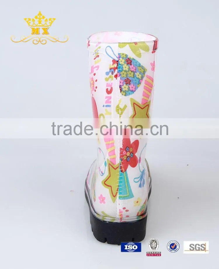 cheap rubber rain boot for child