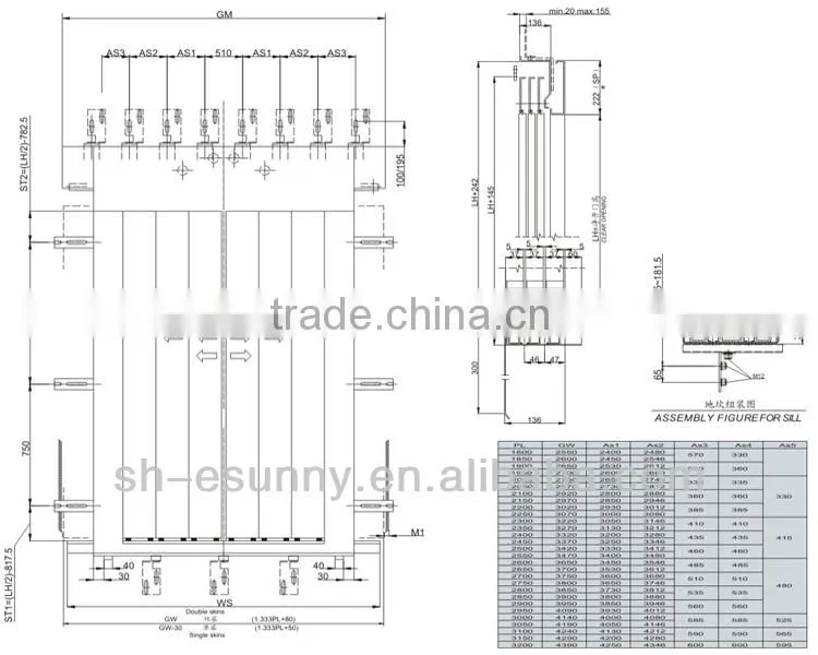 Using ACVVVF motor drive high quality Automatic VVVF Door operating machine
