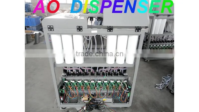 AO200 simultaneous automatic color tinting equipment/0.077ml accuracy full automatic colorant dispenser machine