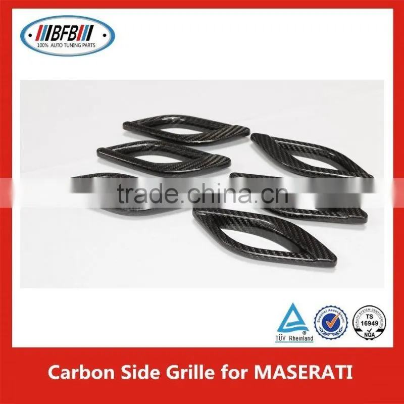 auto bodykits wholesale FOR Marerati Quattroporte side vent carbon fiber