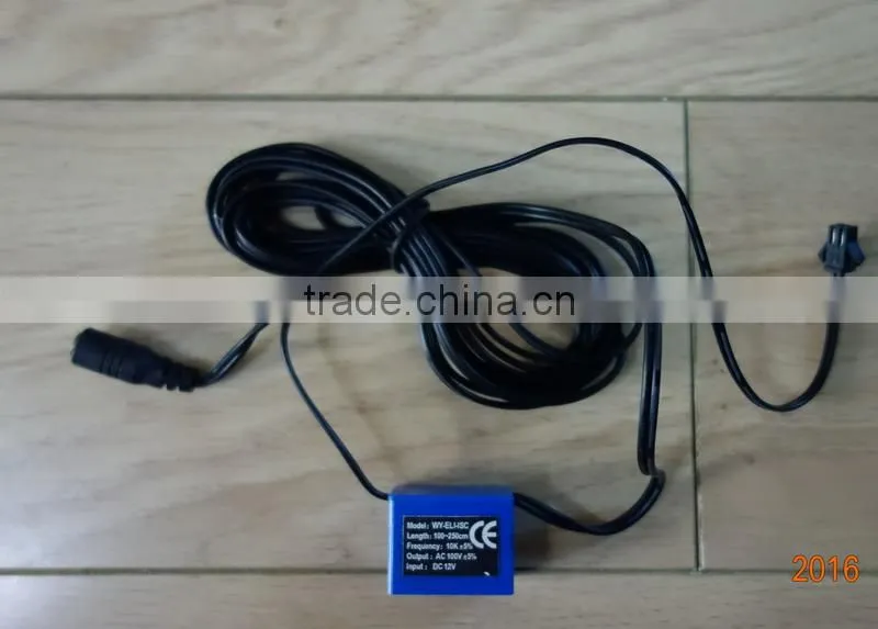 WY-ELI-IUC-250-400cm fixer el wire low noise inverter / low noise el wire inverter / el wire Inverter with fixer