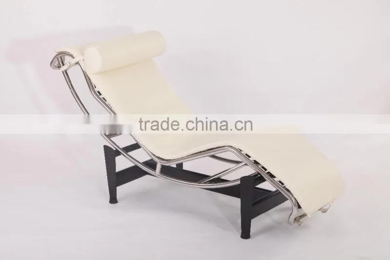 Replica designer furniture China manufacturer living room LC4 leather chaise lounge chairs