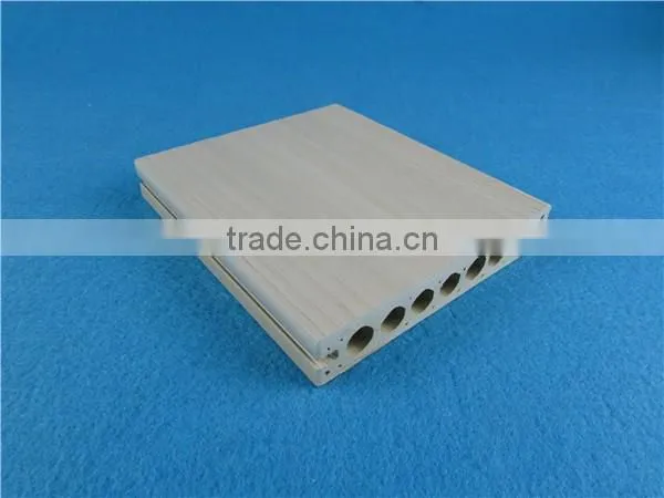 140*25mm tough WPC exterior decking floor