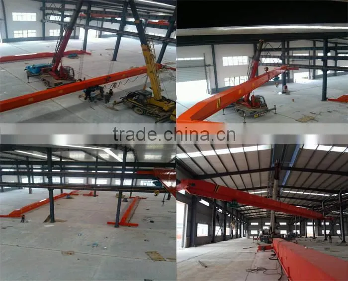 single girder 10 ton electric overhead bridge crane