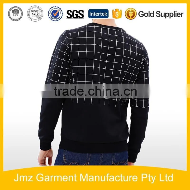 Custom 100% cotton sweatshirt for men clothing manufacturers