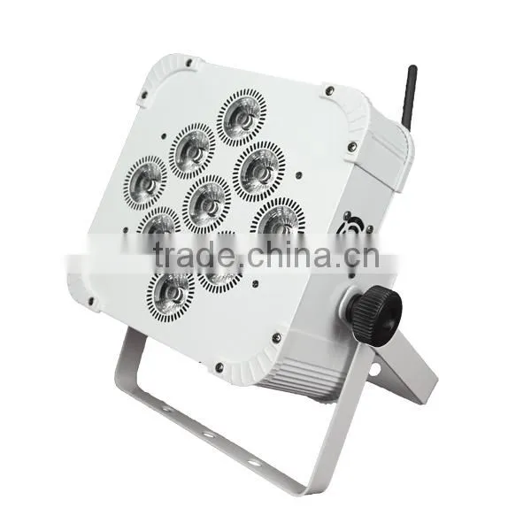 wireless battery led slim par light