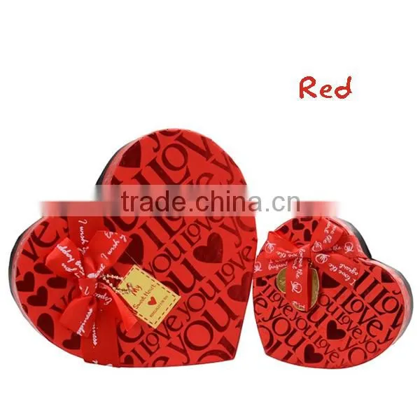 Sweet Heart Shape Paper Wedding Gift Box