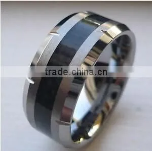 Coolman tungsten carbide jewelry O rings men
