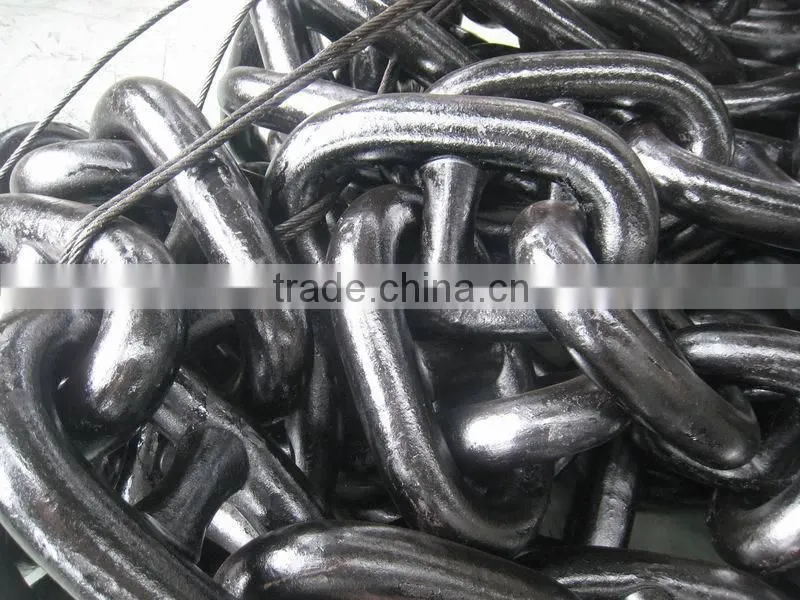 black painted marine anchor chain with CCS certificate