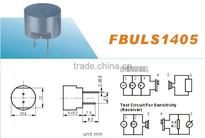 Ultrasonic ranging module FBULS1405