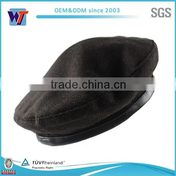 2015 wool green with string for men army beret cap