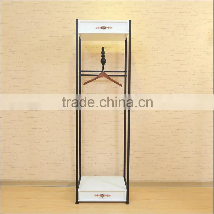 Typical useful metal cloth display stand