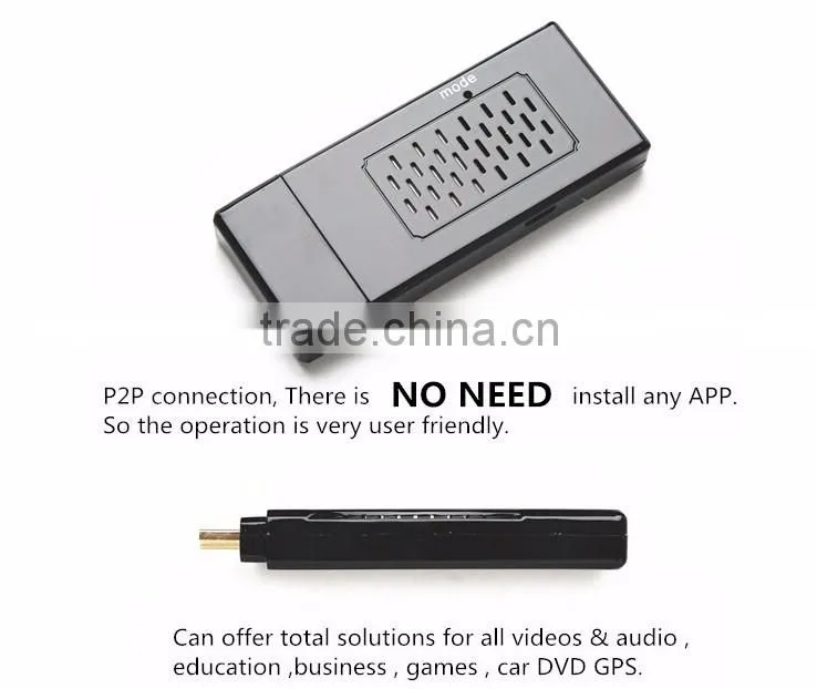 RT1185 2.4G TV Dongle 1080p Miracast DLNA Airplay WiFi Display Receiver Supports 5G WiFi Compatible with iOS9 Android