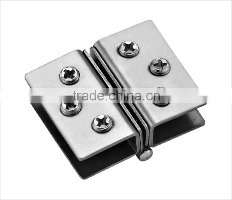 HJ-068 Best price 10cm square stainless steel double hinge China supplier glass hinge