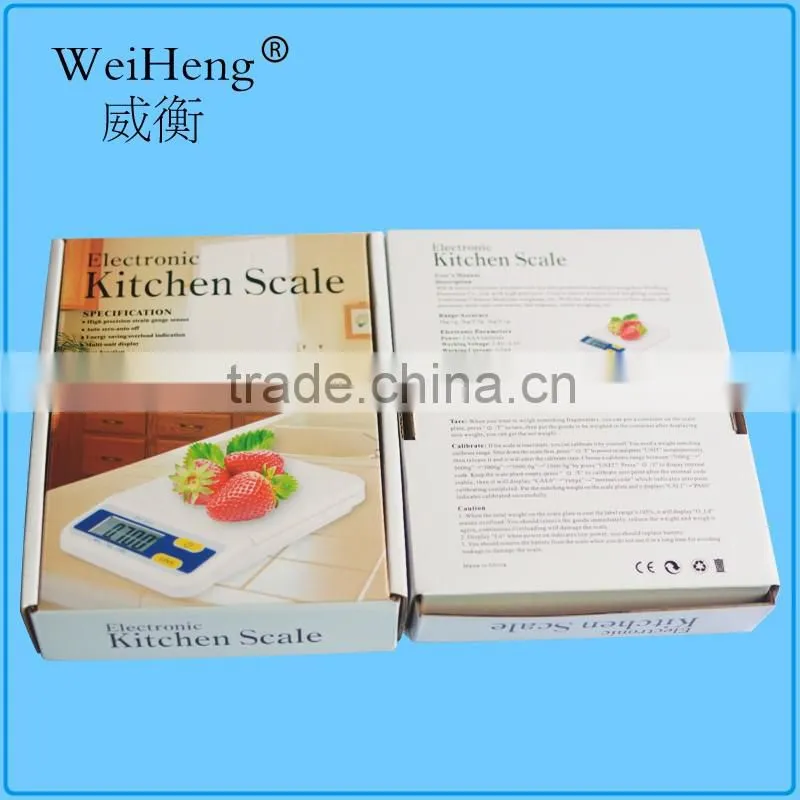 Factory direct sale easy carry slim design cooking food kitchen scale
