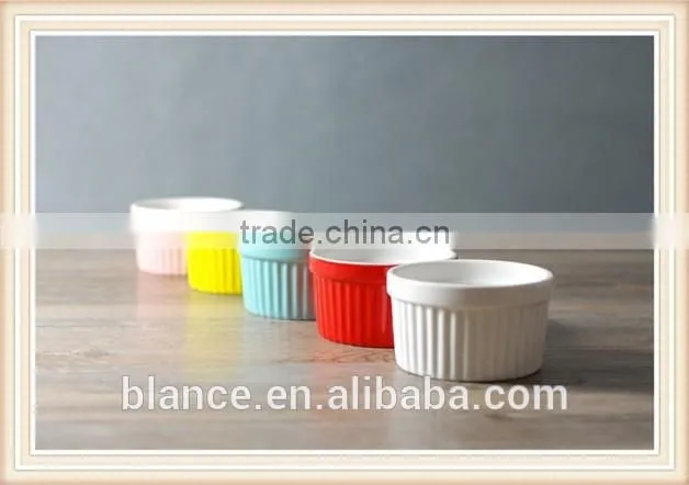 colorful ceramic baking bowl