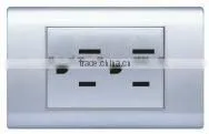 hot sell wall switch and socket,household tv and data socket