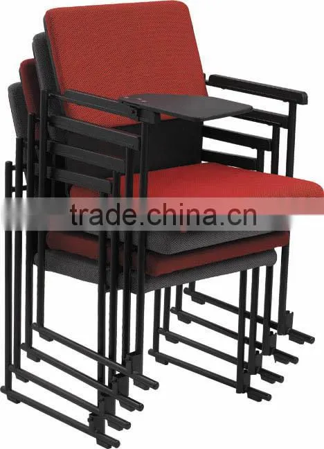 hot sale good quality most popular new design Stack black PP plastic chrome Office Chair A205-J08