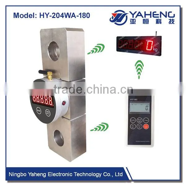 Industry wireless Weighing Crane Scale hook scale HY204W Electronic Weighing indicator large screen