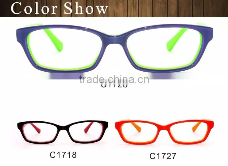 G2715F-C1728 two color smart handmade naked glasses for boys