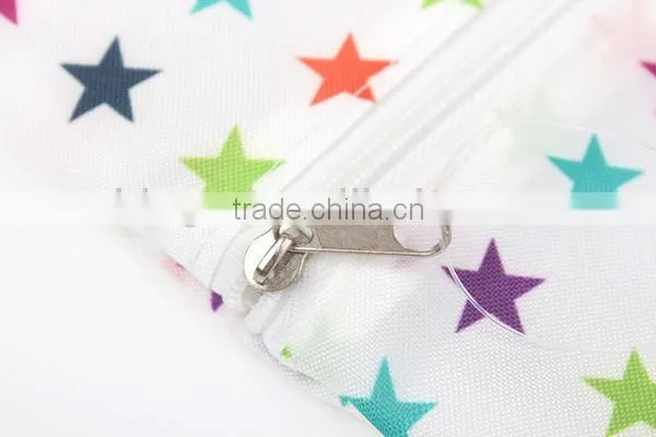 Clothes Travel Storage Bag With Zipper And Colorfuld Flowers