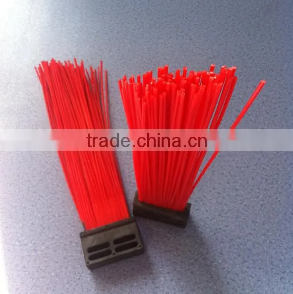 Plastic broom for street sweeper
