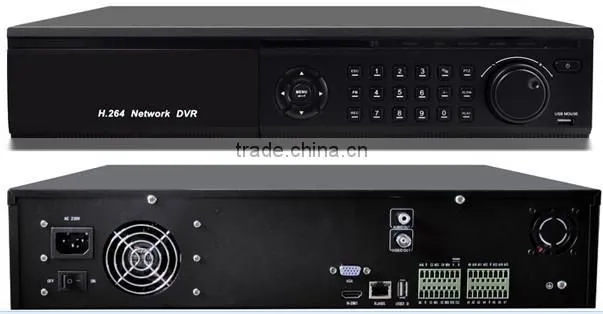 Professional NVR 1080P IPC Input 2U Case H.264 HD DVR 24ch Network Decoding System