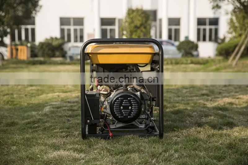 NIMBUS 2015 New Portable Single Phase 10HP Diesel Engine Powered Open-type Diesel 5KW Generator for sale