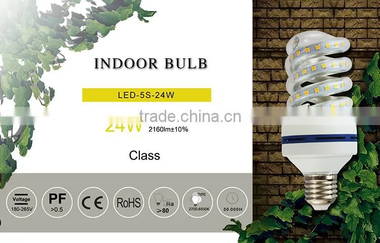 2016 Hot sale shopping indoor lighting P45 E27 24W led bulbs with CE Rohs led bulbs