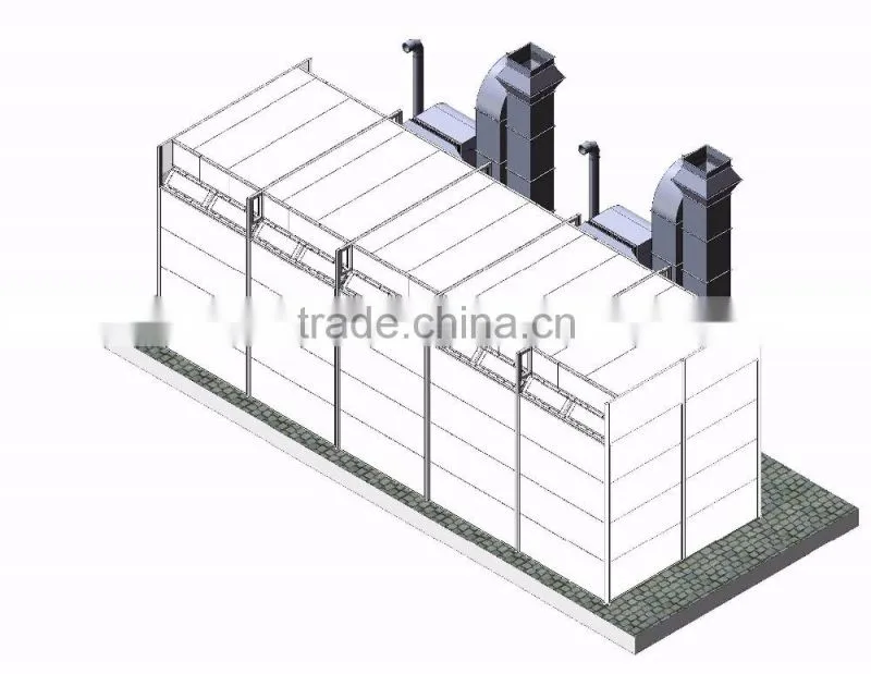 JF room paint bake car/truck/furniture spray booth big workpiece painting baking ( CE certification 2 years warranty time)