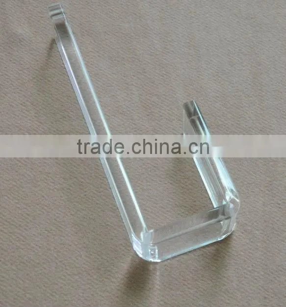 Customized high transparent acrylic shoe hanger shoe display hanger