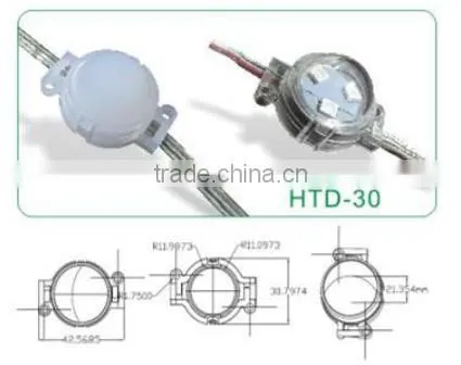 full Color 30mm Rechargeable Blue LED Point Work Light