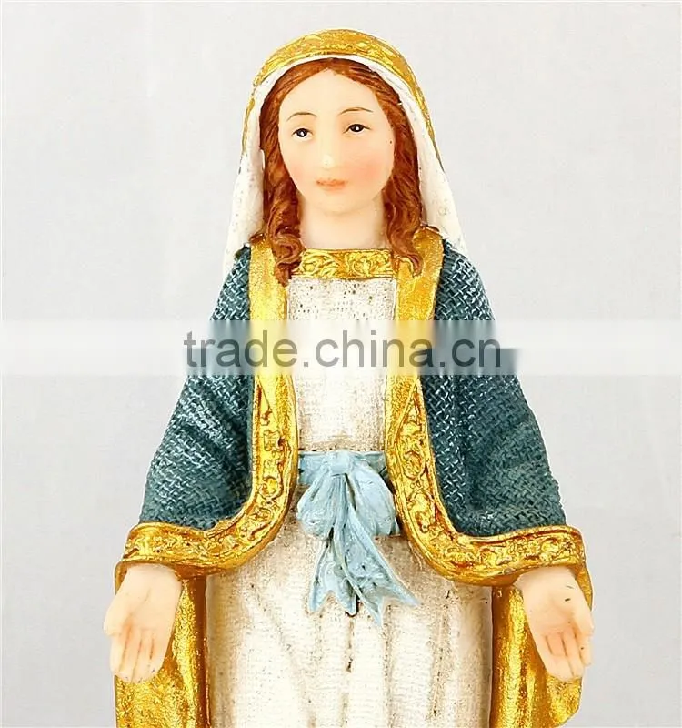 colourful antique the virgin mary decoration