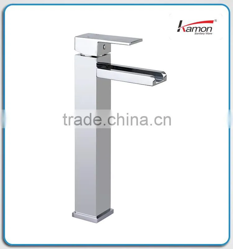 2-way Curved Wash Mixer Water BrassBasin Faucet