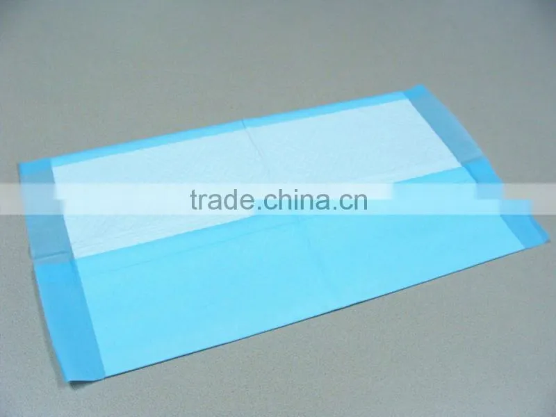 Disposable adult absorbent surgical under pad for adult nursing