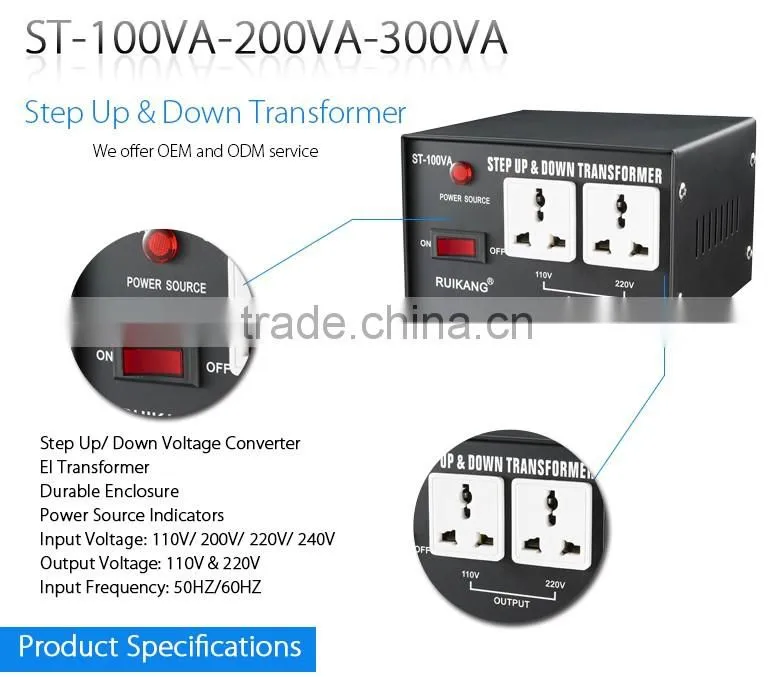 High accuracy step up/down Universal transformer 380v 24v