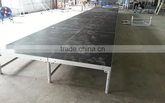 aluminum portable folding stage