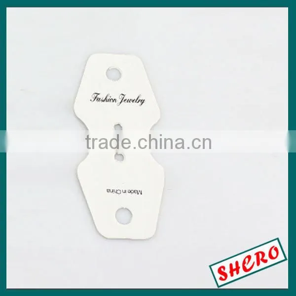 Custom Printed Paper Hanging Necklace Cards Jewelry Display Cards