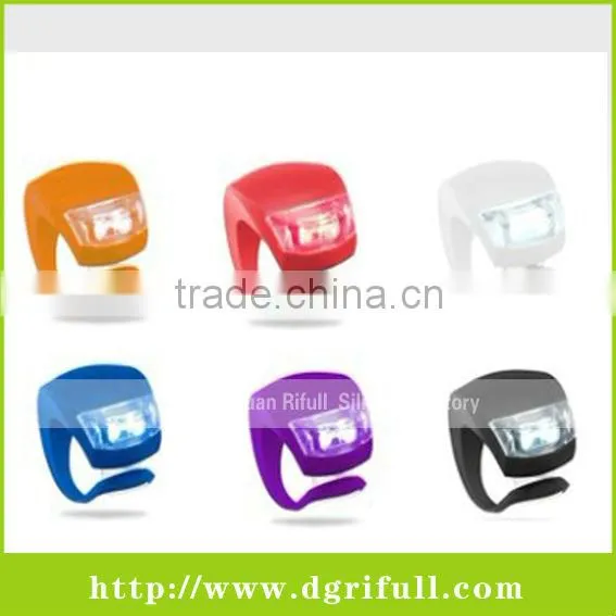 Custom Silicon Bike Light Frog flashing led light for bike mountain bike accessories