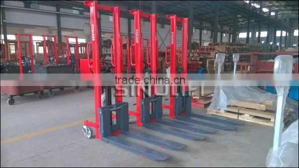2015 SINOLIFT CTY Series Lift Manual Hydraulic Stacker with CE Certificates