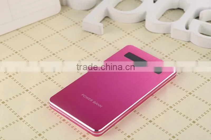 china innovation products OEM colorful ultra thin lcd display Smartphone universal portable 4000mah power bank