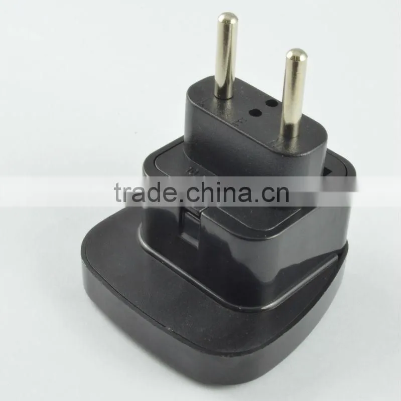2016 Universal to electric European best travel adapter schuko plug