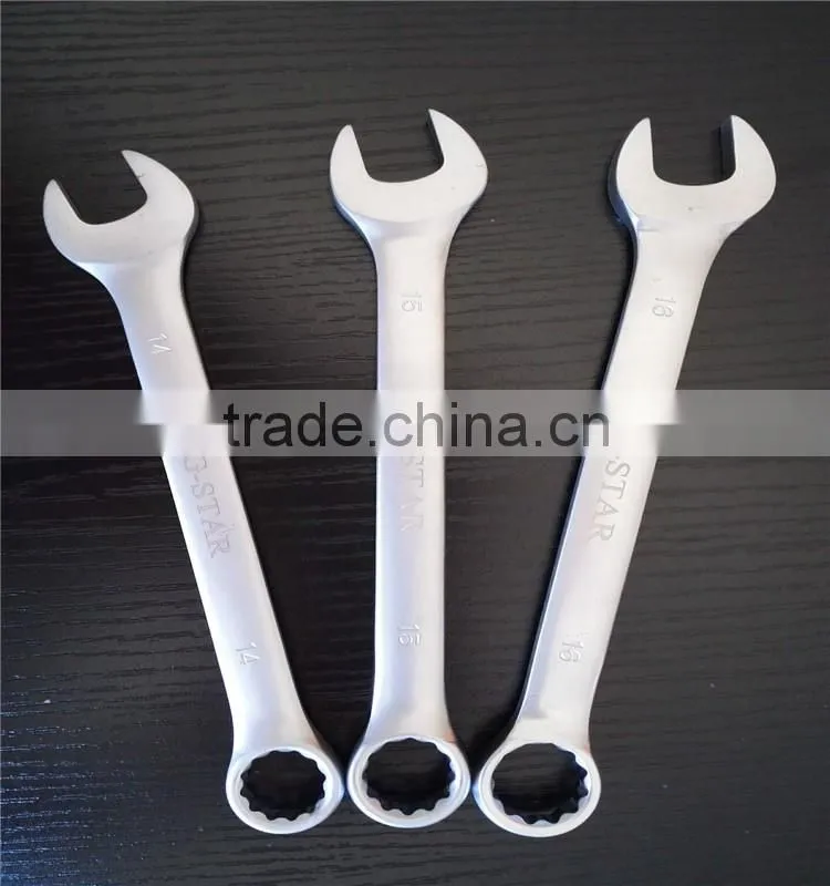 Hand Tool Mirror Polished and chrome plated combination wrench