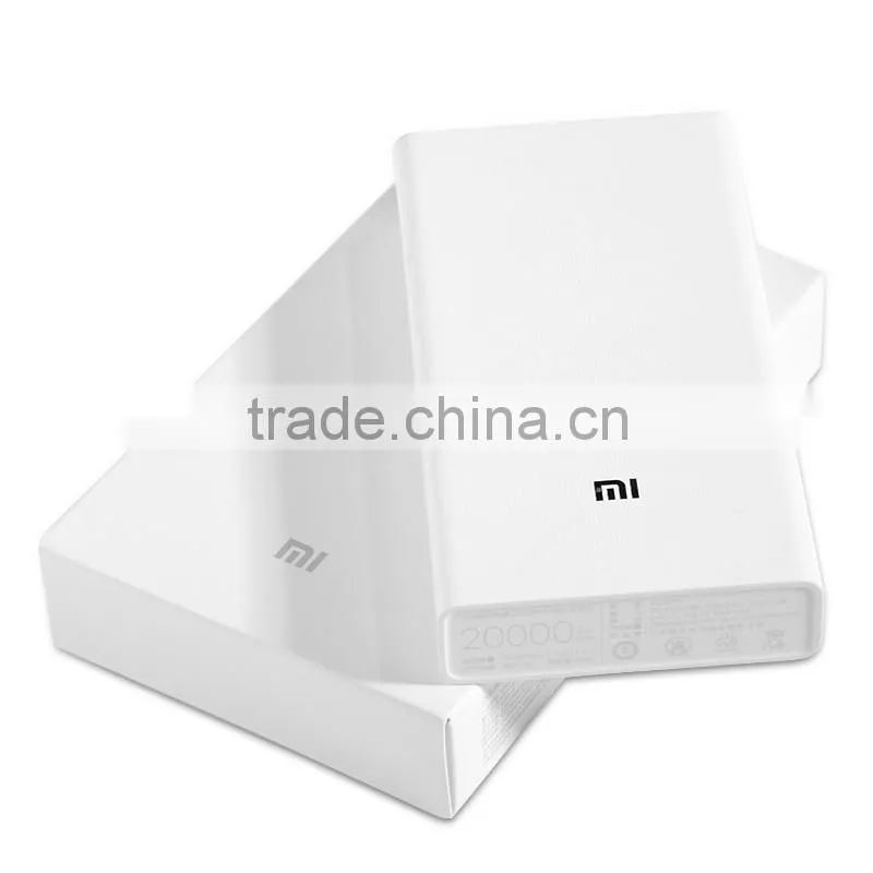 Original Xiaomi Power Bank 20000mAh Portable Charger Dual USB Mi External Battery Bank 20000 for Mobile Phones and Tablets