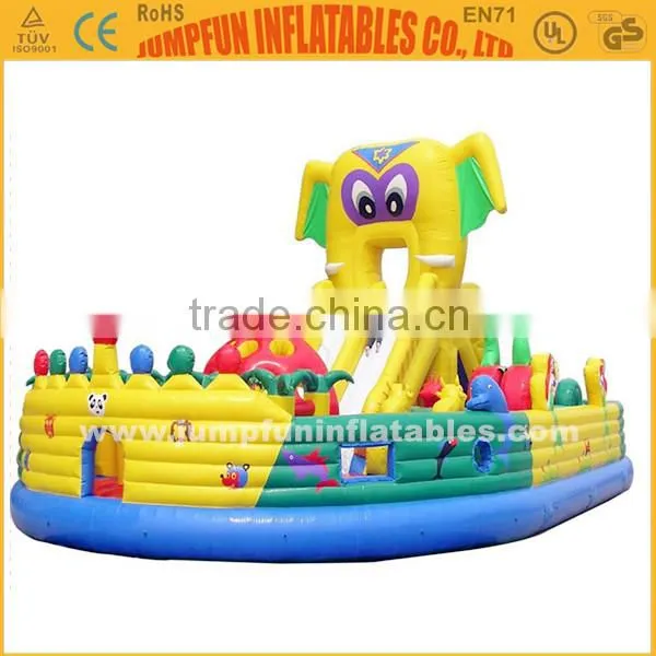 For rental inflatable air playground/durable inflatable fun city/Jumping house big games