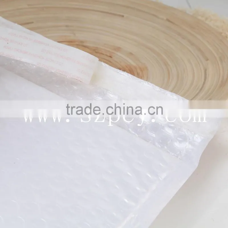 white buffer protection pearl film composite self-adhesive bubble bag