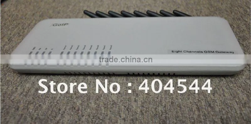 8 Channel 8 SIM Card GSM Wireless VoIP Gateway GoIP-8 with H-323&SIP for Home/Office Use (SMS Support)